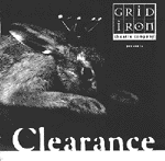 Clearance poster with rabbit