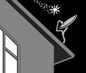 Homesick satellite dish